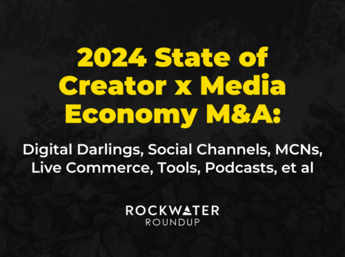 2024 State of Creator x Media Economy M&A
